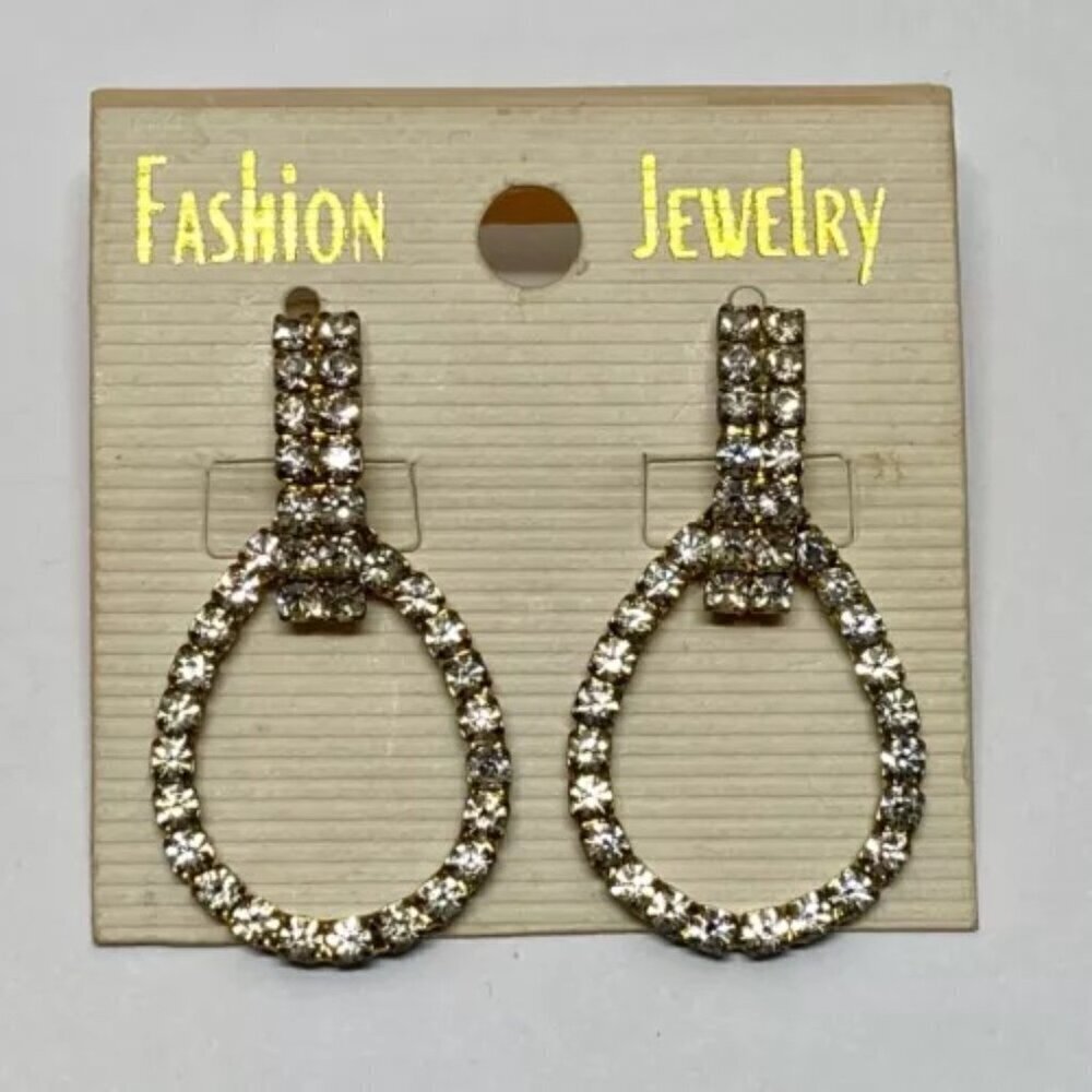 Fashion Jewelry Earrings Gemstone Stud Post Dangle Loop Style‎ Pierced Ears NWOT